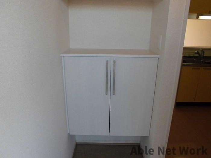 ウェルネスの玄関|シューズボックス付き