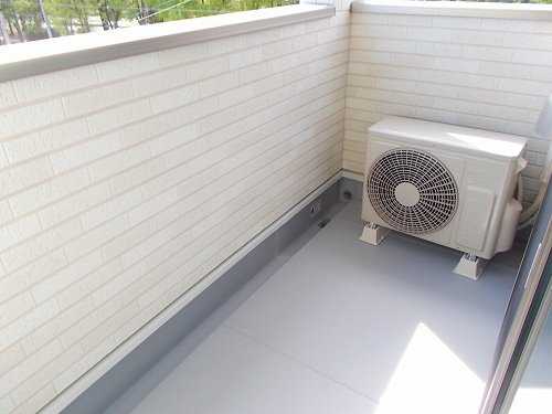 ソリッソ三条のバルコニー