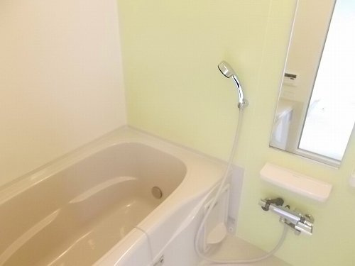 ソリッソ三条の浴室