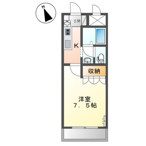 シャルマン・中島の間取り