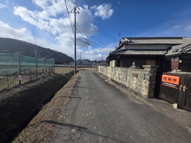 相生市野瀬平家の前面道路含む現地写真