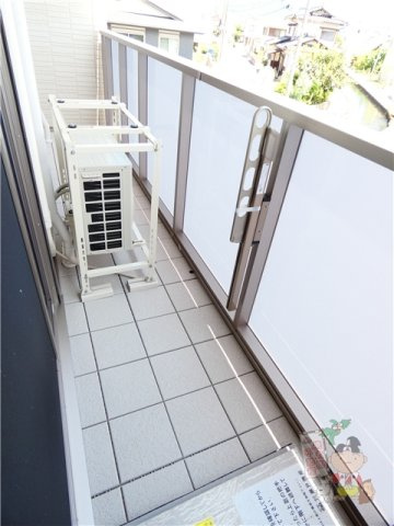 リバーサイドハナのバルコニー