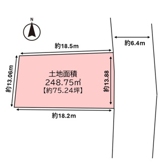 【土地図】 | 高槻市塚原6丁目　売土地