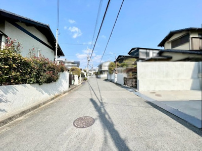 【前面道路含む現地写真】 | 高槻市塚原6丁目　売土地
