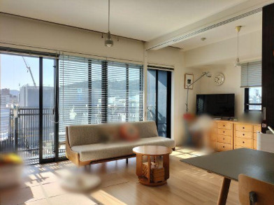 高知市本町一丁目セントラルレジデンス　中古マンションの居間・リビング