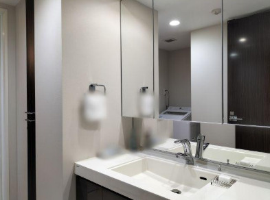 高知市本町一丁目セントラルレジデンス　中古マンションの独立洗面台