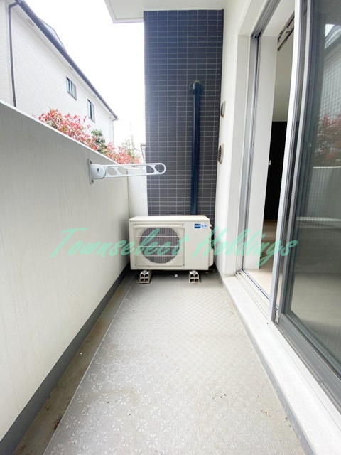 藤沢市弥勒寺１丁目の賃貸マンションのバルコニー