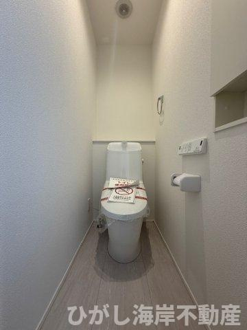 大磯町東小磯　新築戸建　全２棟のトイレ|洗浄機能付きお手洗い