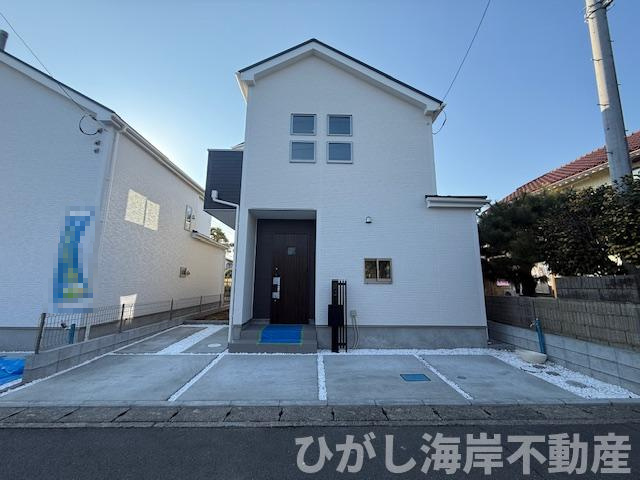 大磯町東小磯　新築戸建　全２棟の外観|現地外観