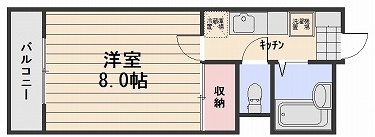 ミラドール今Ⅱの間取り