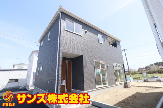 岩瀬郡鏡石町境　　　２号棟　　　鏡石第１小学校、鏡石中学区