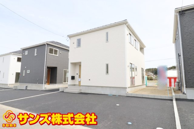 岩瀬郡鏡石町境　　　３号棟　　　鏡石第１小学校、鏡石中学区