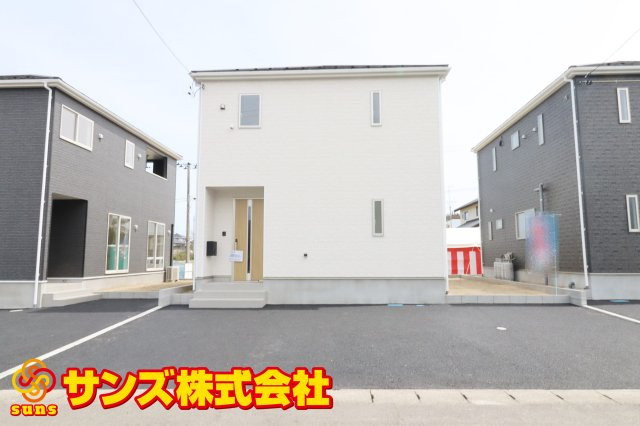 岩瀬郡鏡石町境　　　３号棟　　　鏡石第１小学校、鏡石中学区の外観|北西側から見た外観