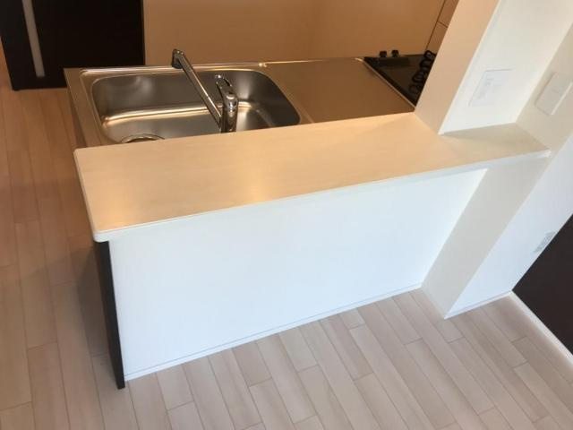 （仮称）市原市八幡新築アパートのキッチン|カウンター（イメージ）