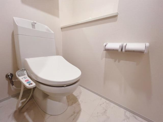 （仮称）市原市八幡新築アパートのトイレ|シャワー付トイレ（イメージ）