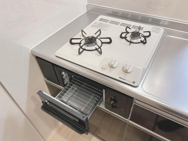 （仮称）市原市八幡新築アパートの設備|2口ガスコンロ（イメージ）