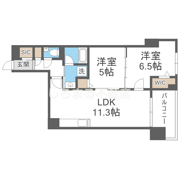 ＩＢＣ　Ｒｅｓｉｄｅｎｃｅ　Ｗｅｓｔの間取り