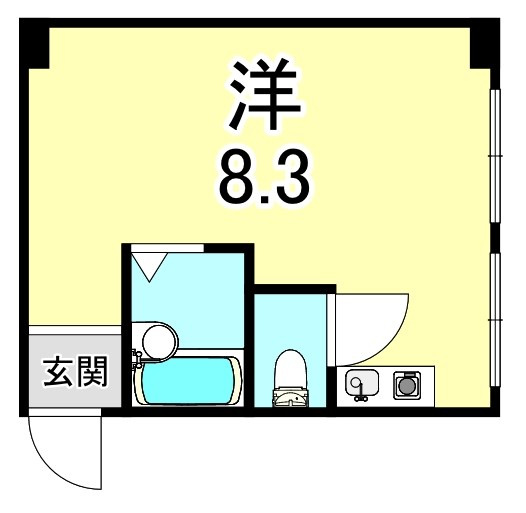 グランディア北野異人館通の間取り