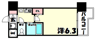 【間取り】 | エステムコート新神戸エリタージュ