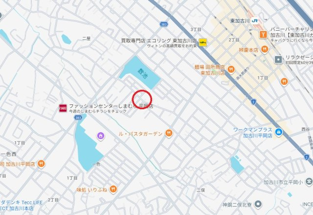 加古川市平岡町一色　　JR「東加古川駅」徒歩12分の地図
