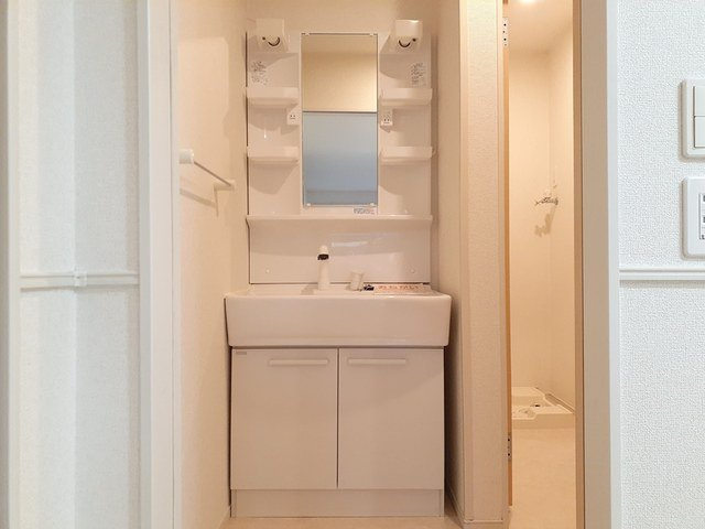 クランデールの洗面所