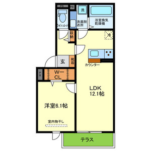 ＹＫメゾン舞子台の間取り