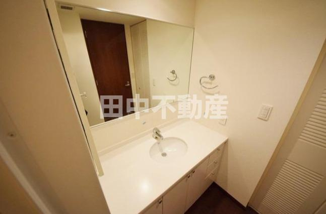 パークハウス芝タワーの洗面所