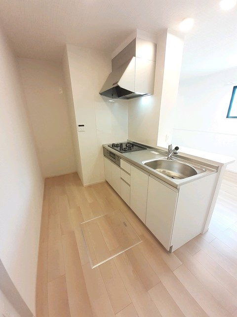 広島市安佐北区上深川町のアパートのキッチン