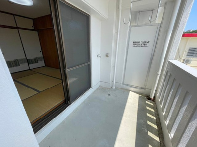 【バルコニー】 | コーポ高月 | ※退去前の為、302号室の写真になっております　現状優先です