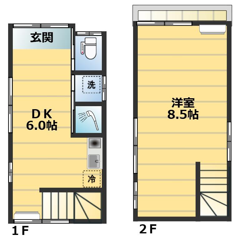 KAKUofficeの間取り