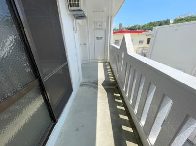 【バルコニー】 | コーポ高月 | ※退去前の為、302号室の写真になっております　現状優先です