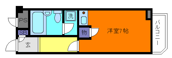 甲南クローバーハウスの間取り