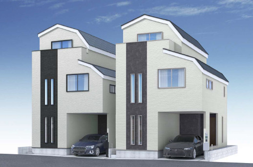 板橋区富士見町　和室×車庫付き戸建　全2棟