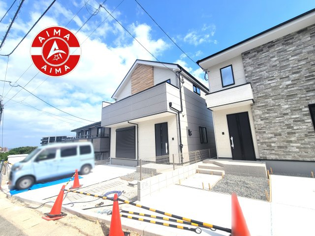福岡市中央区輝国2丁目第1-2棟（1号棟）の外観|デザイン性のある外観です。