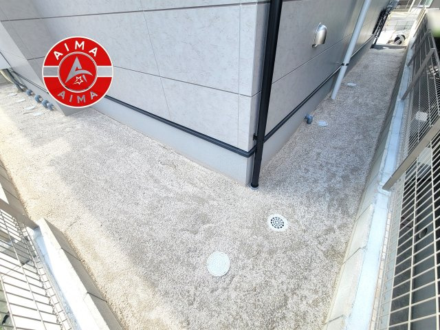 福岡市中央区輝国2丁目第1-2棟（1号棟）の外観|お庭で自由な時間を過ごせます。