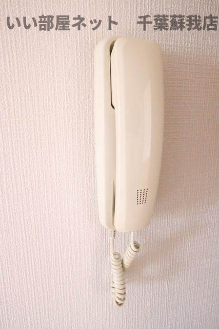 メゾンフローラおゆみ野のセキュリティ|会話もできるので、わざわざ玄関に行かなくても済みますね！