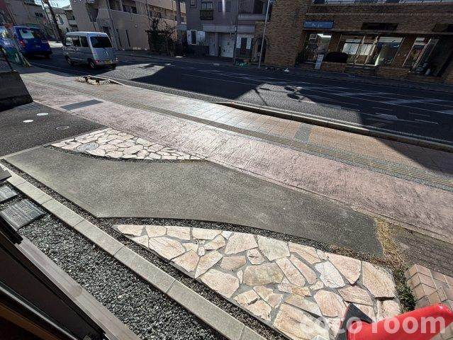 ビーンズスクエア　南棟のバルコニー