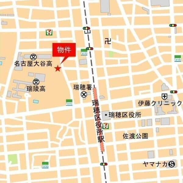 ヒヴィ・カーサ瑞穂の地図