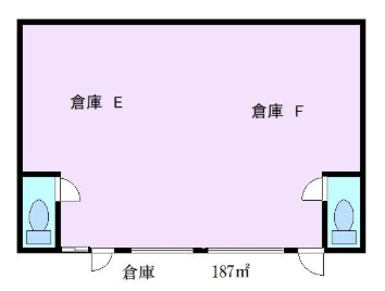 鳳倉庫Ⅱの間取り