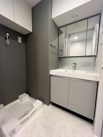 クロスレジデンス神田神保町の独立洗面台