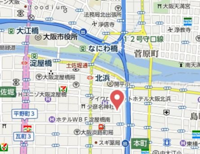 【地図】 | プレサンス北浜パレス