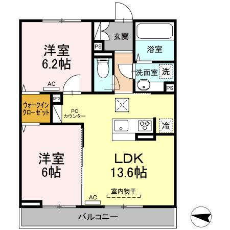 プリマべーラⅢの間取り