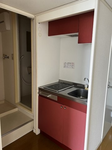 レオパレス西山荘のキッチン|備品や設備仕様は号室によって異なります。