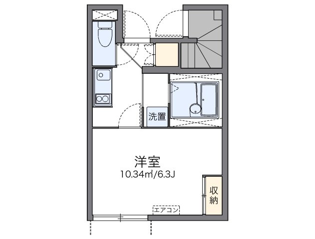 レオネクストグレイス戸坂の間取り