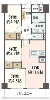 【間取り】 | 西宮グリーンマンション