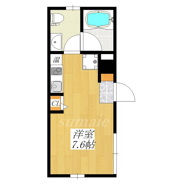 コローナ赤羽の間取り|フローリングのお部屋です♪