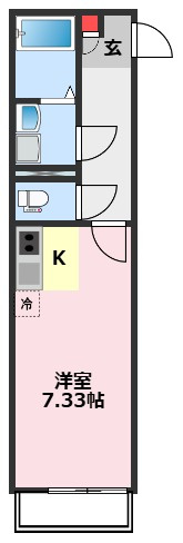 apartamento　アリビオ柏の間取り