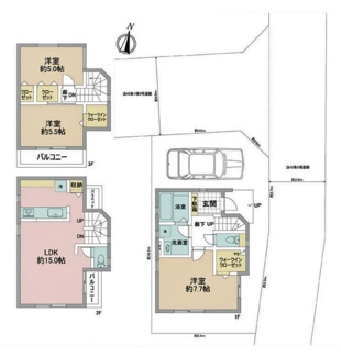 【間取り】 | 新座市栗原4丁目　中古戸建 | 新座市栗原4丁目　中古戸建