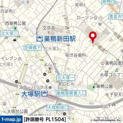 【地図】 | ネクサス巣鴨