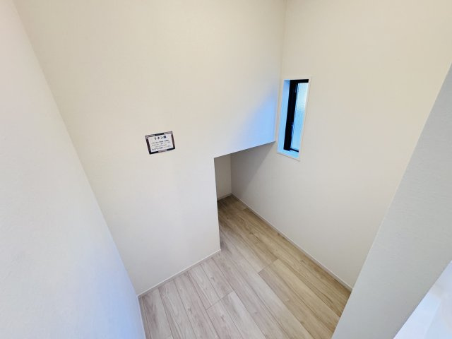 流山市江戸川台東３丁目新築戸建【江戸川台小学校：3分】の脱衣所|脱衣所・リネン庫スペース